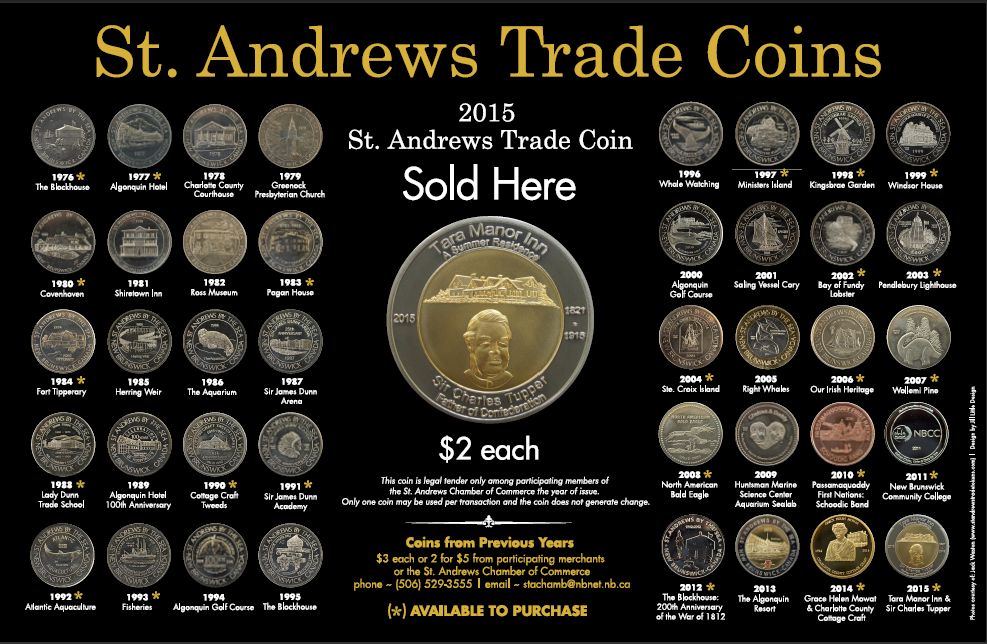 St. Andrews Trade Coins 2015